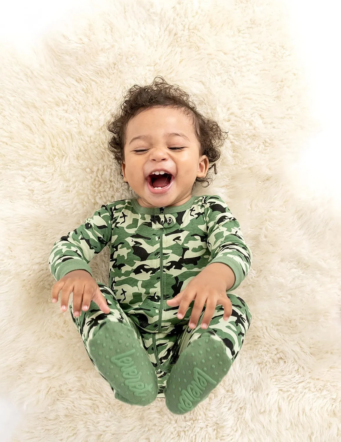 Leveret Kids Pajamas Baby Boys Girls Footed Pajamas Sleeper 100% Cotton (Size 6-12 Months-5 Toddler)