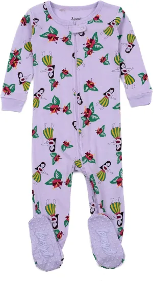 Leveret Kids Pajamas Baby Boys Girls Footed Pajamas Sleeper 100% Cotton (Size 6-12 Months-5 Toddler)
