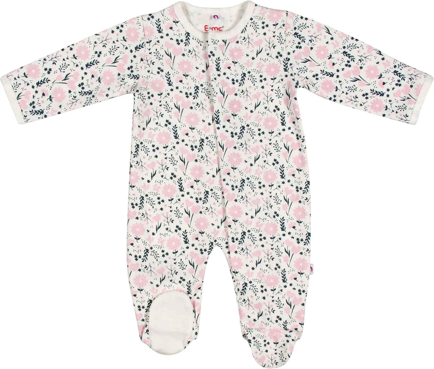 Magnetic Me Footie Pajamas - 100% Organic Cotton Baby Pajamas - Quick Magnetic Fastener Sleeper for Baby Boy and Girl