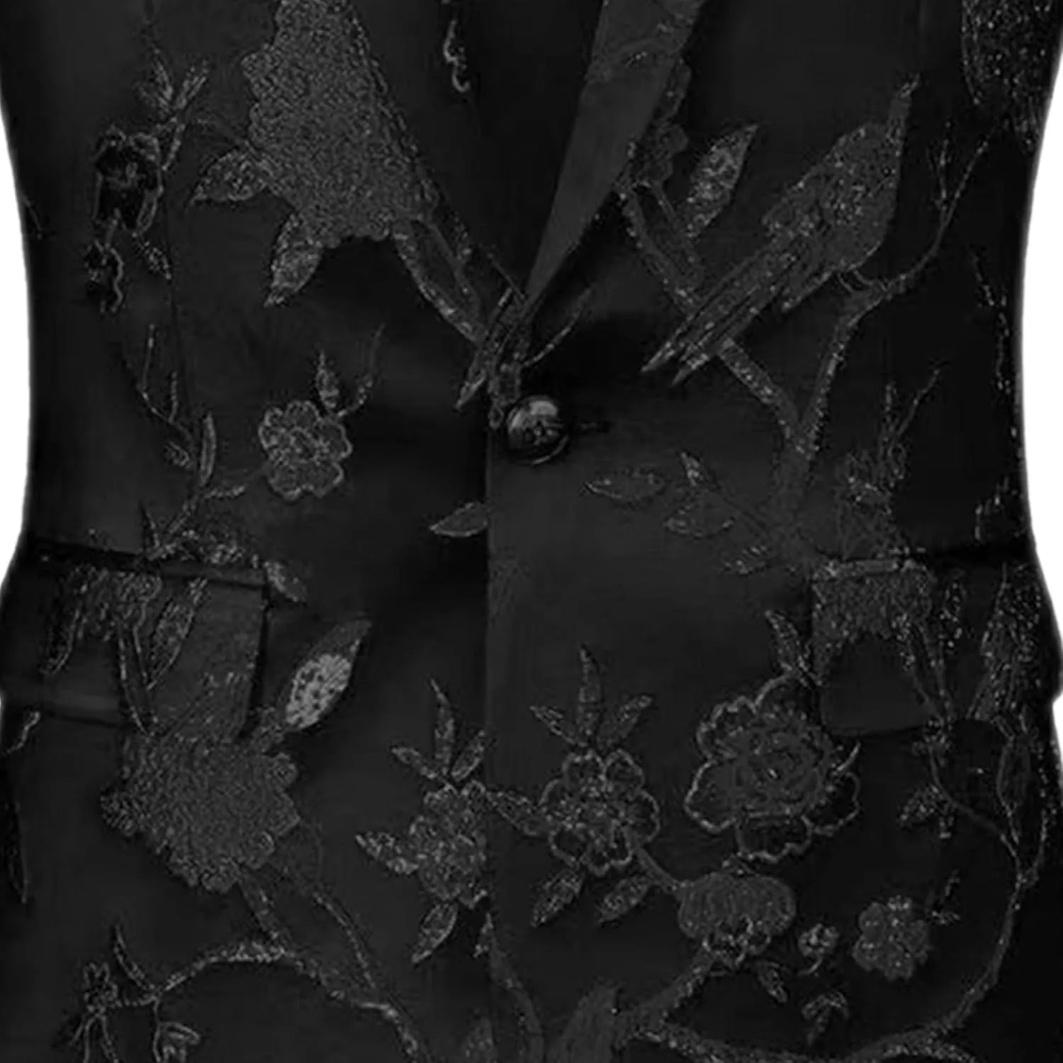 Mens 2 Piece Floral Dress Suit One Button Dinner Tuxedo Jacket & Pants Luxury Printed Wedding Blazer