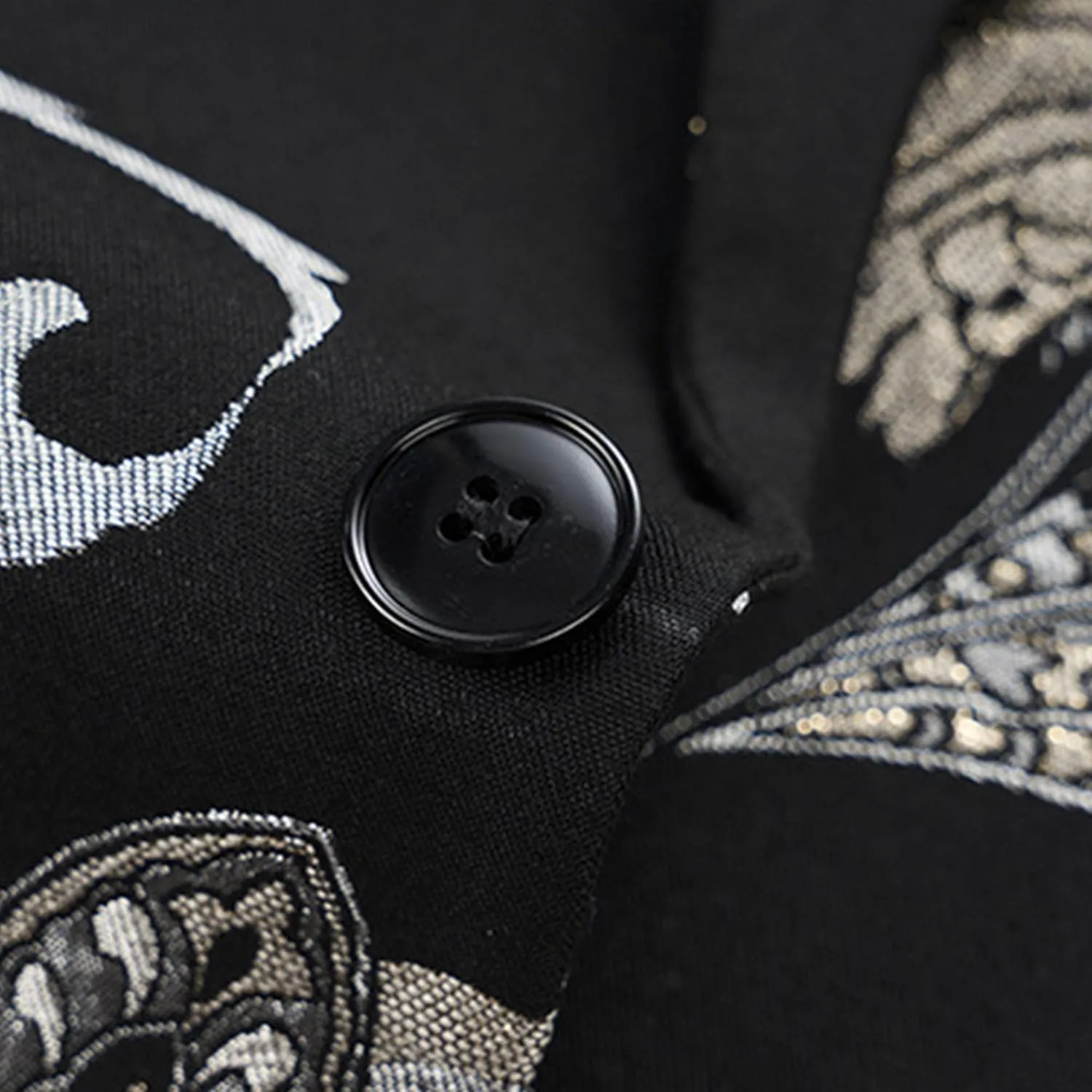 Mens 2 Piece Floral Dress Suit One Button Dinner Tuxedo Jacket & Pants Luxury Printed Wedding Blazer