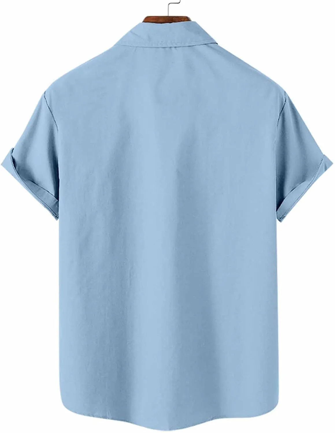 Mens Beach Tshirts Short Sleeve Tops Tee for Mens High Neck Hawaiian Tropical Plain Summer Fall Tee Shirt 2024