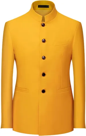Mens Casual Blazer Sport Coat Vintage Blazer Suit Jacket Lightweight Business Jackets Slim Fit Suit Jackets