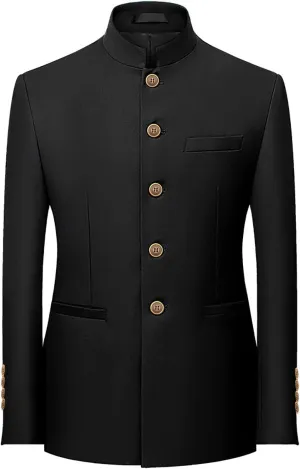 Mens Casual Blazer Sport Coat Vintage Blazer Suit Jacket Lightweight Business Jackets Slim Fit Suit Jackets
