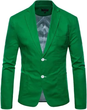Mens Casual Cotton Blazer Sport Coat Vintage Blazer Suit Jacket Lightweight Business Jackets Slim Fit Suit Jackets