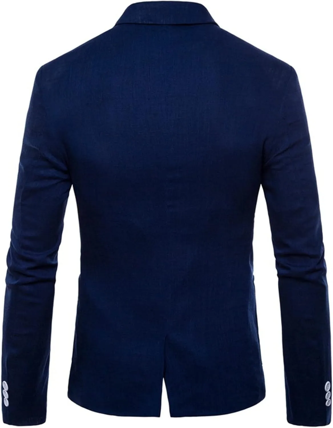 Mens Casual Cotton Blazer Sport Coat Vintage Blazer Suit Jacket Lightweight Business Jackets Slim Fit Suit Jackets