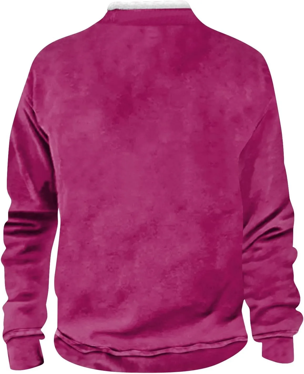 Mens Corduroy Sweatshirt Country Sweatshirts Winter Thick Sweater 1/4 Zip Stand Collar Cowboy Print Tactical Jacket