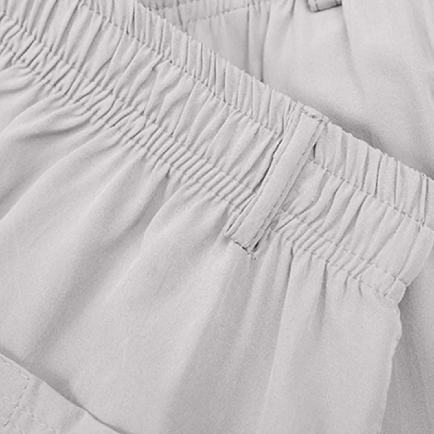 Men's Elastic Waist Pants Dressy Business Casual Slacks Trousers Bottoms Lightweight Comfy Fit