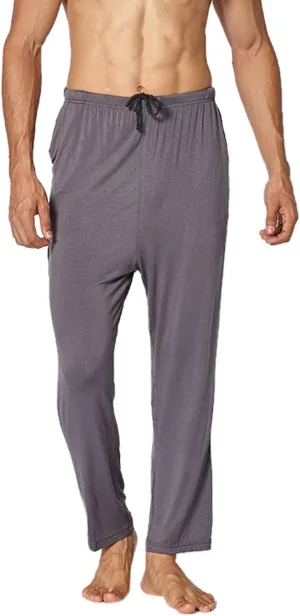 Men's Modal Pajama Pants Lounge Pants with Pockets Soft Sleep Pj Bottoms