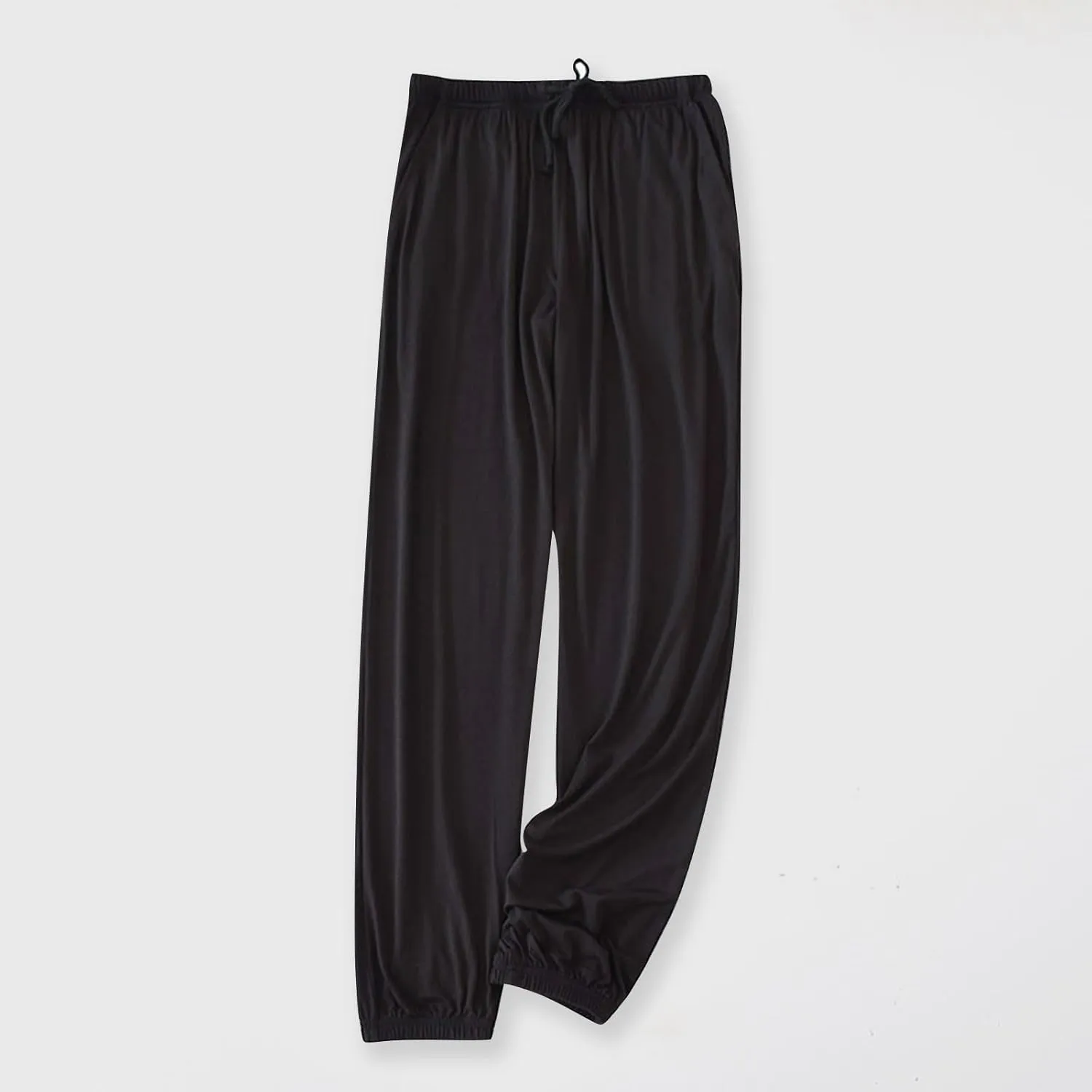 Mens Modal Pajama Pants Soft Comfy Jogger Pjs Pant Drawstring Elastic Waist Sleepwear Bottoms Homewear Lounge Pants