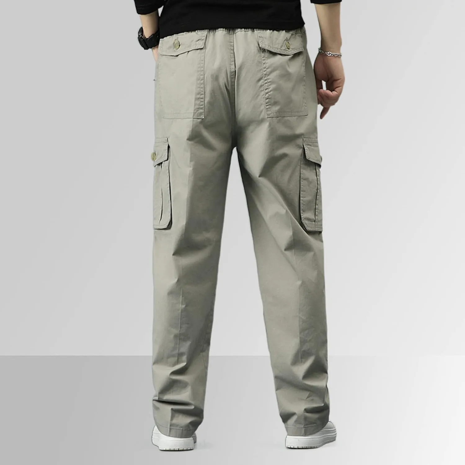 Mens Multi Pockets Cargo Pants Hiking Combat Work Outdoor Trousers Ripstop Wild Cargo Pants with Pockets