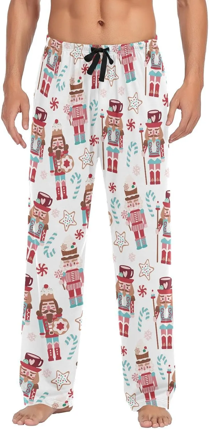 Men's Pajama Pants Super Soft Sleep Lounge Pants Pjs Bottoms with Pockets