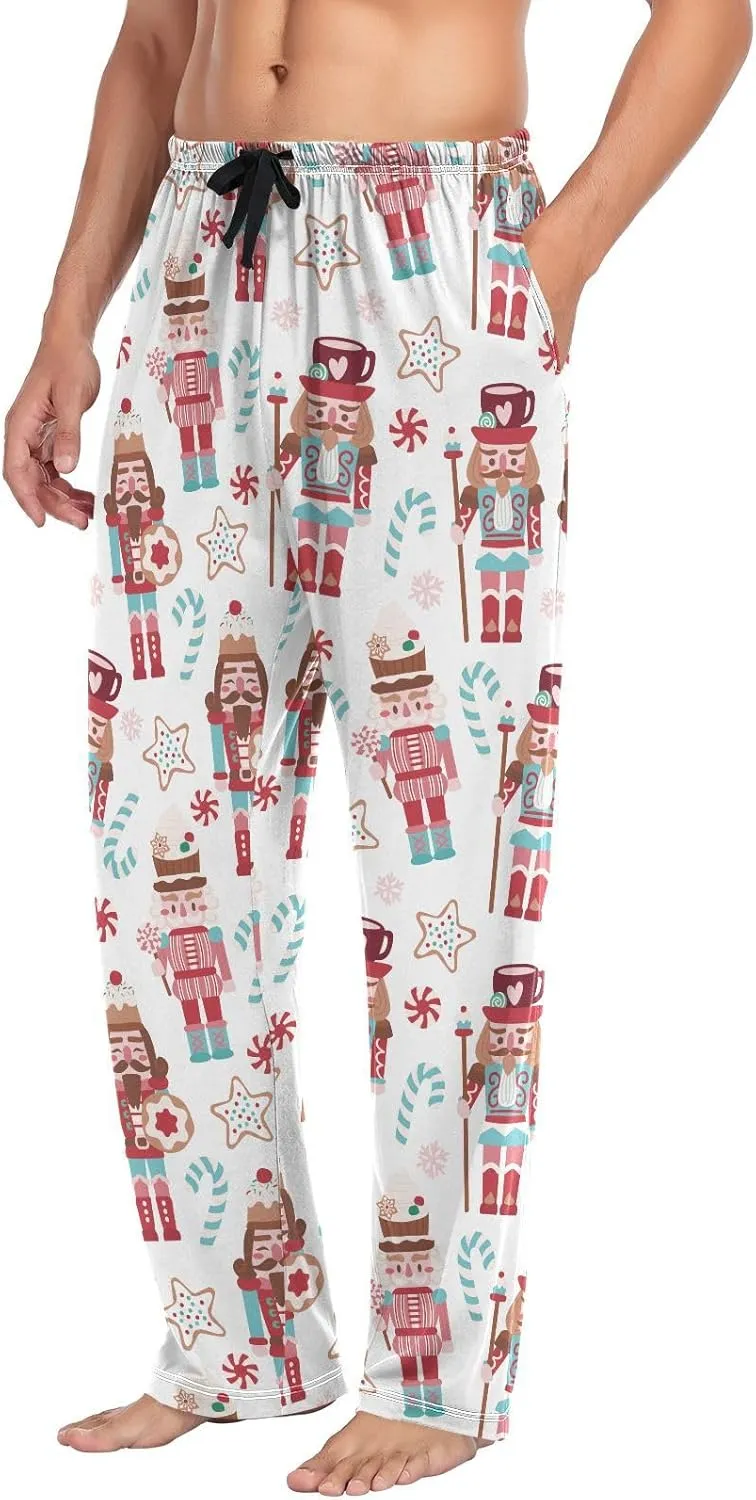 Men's Pajama Pants Super Soft Sleep Lounge Pants Pjs Bottoms with Pockets