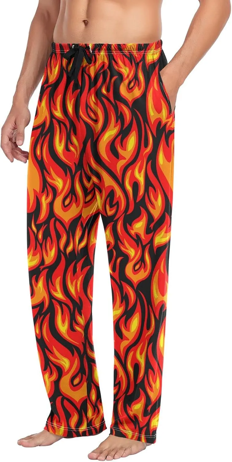 Men's Pajama Pants Super Soft Sleep Lounge Pants Pjs Bottoms with Pockets