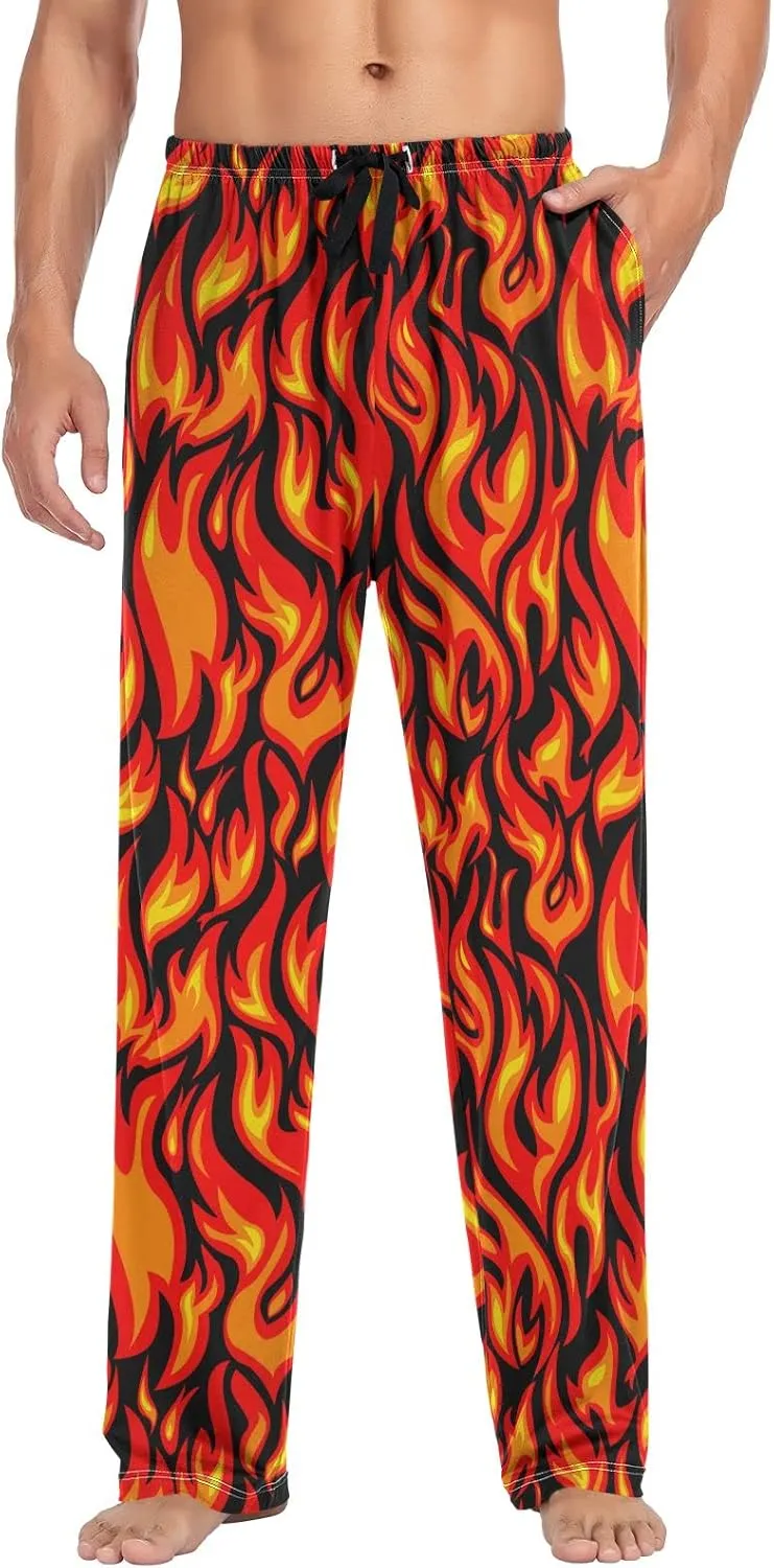 Men's Pajama Pants Super Soft Sleep Lounge Pants Pjs Bottoms with Pockets