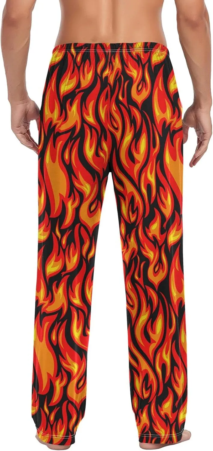 Men's Pajama Pants Super Soft Sleep Lounge Pants Pjs Bottoms with Pockets