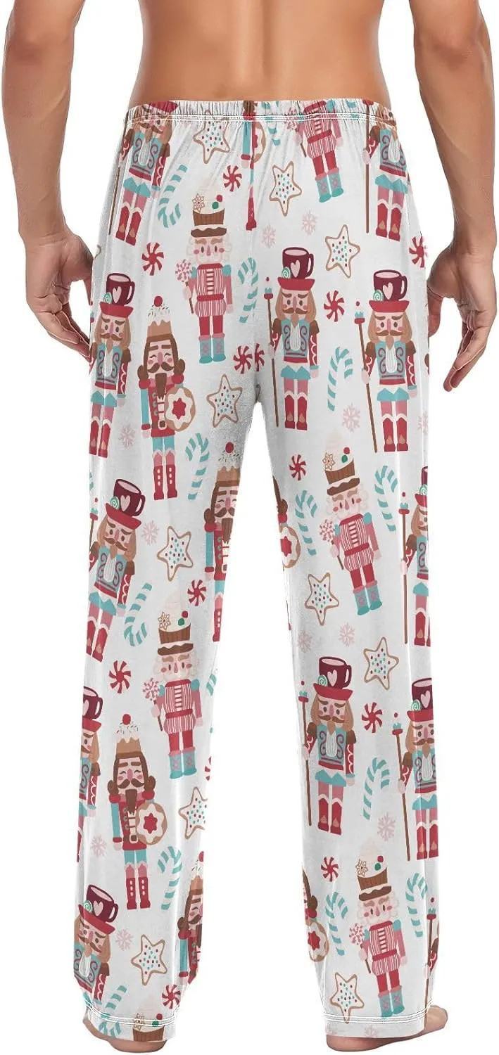 Men's Pajama Pants Super Soft Sleep Lounge Pants Pjs Bottoms with Pockets