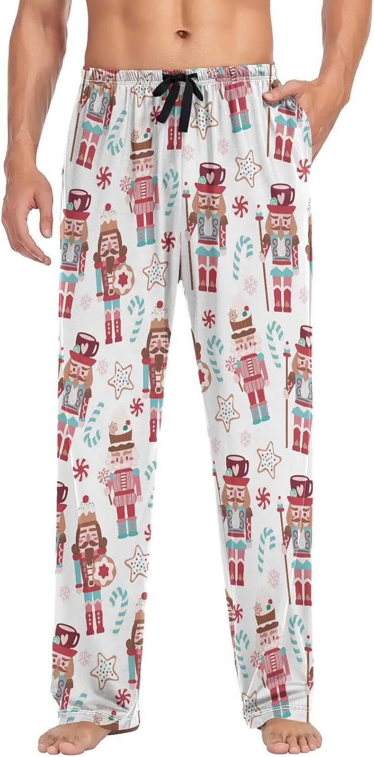 Men's Pajama Pants Super Soft Sleep Lounge Pants Pjs Bottoms with Pockets