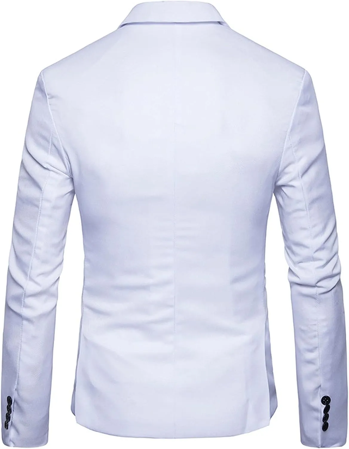 Mens Slim Fit Casual One Button Wedding Blazer Jacket Lightweight Sport Coat Suit Jackets Formal Busniess Jackets