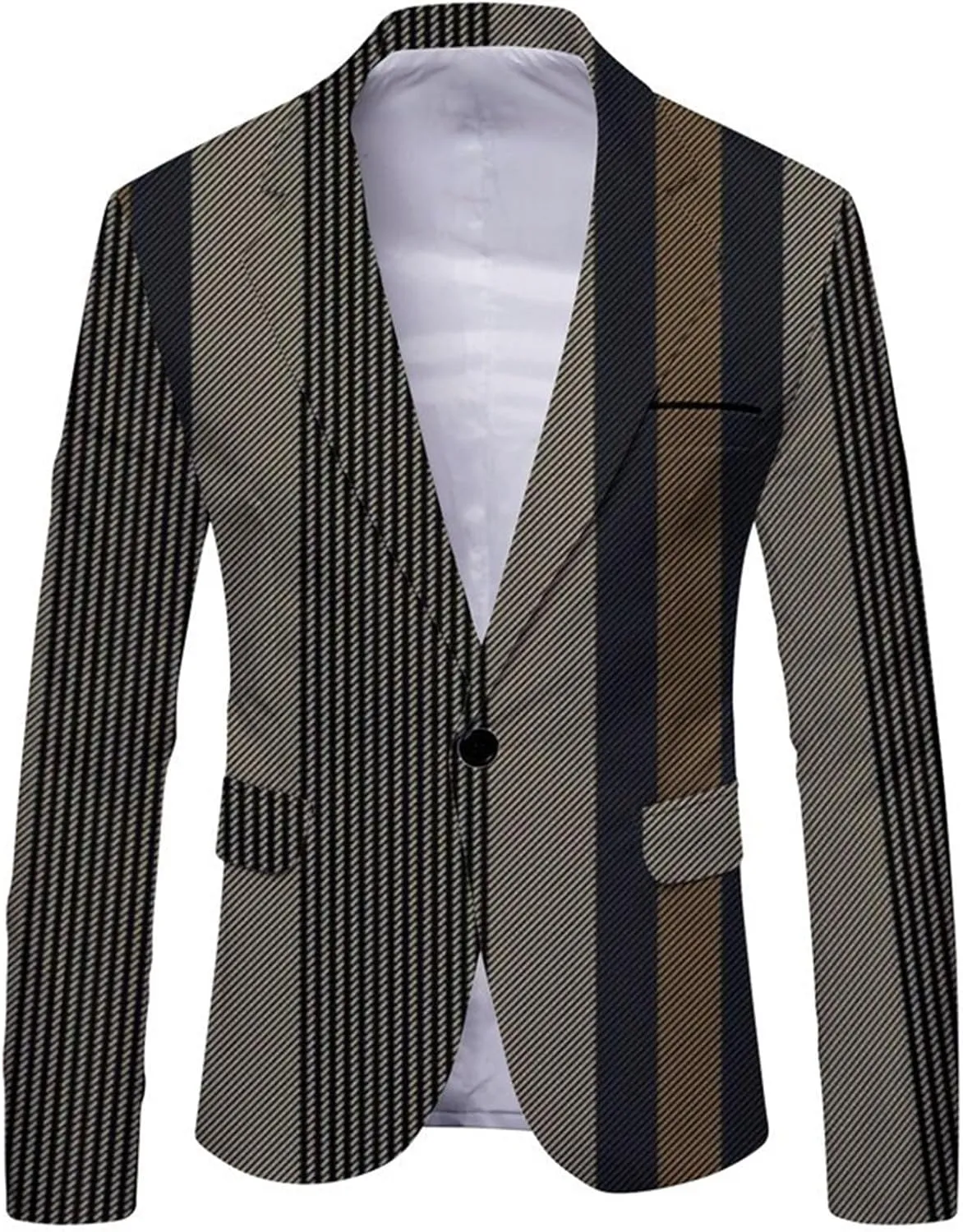 Mens Suit Blazer Jacket Sports Coats Printed Casual Suits Blazer Jackets Lightweight Daily Business Party Sports Coats