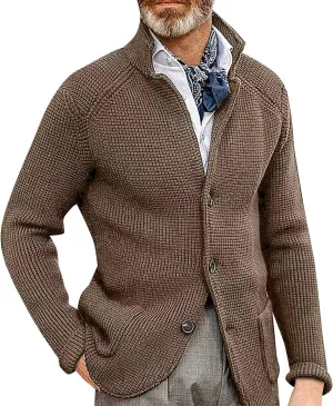 Mens Suit Jacket Men's Knit Blazer Jacket Casual Slim Fit Sport Coat Dress Business Wedding Party Suit Blazer Jacket