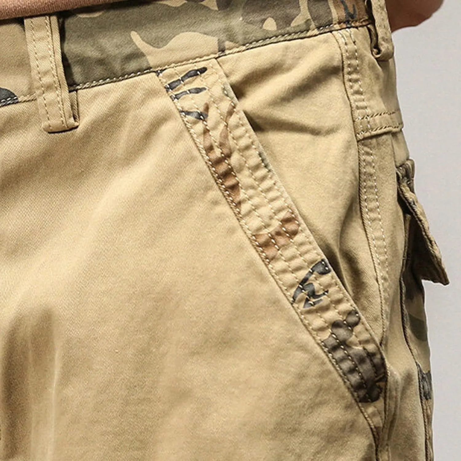 Mens Sweatpants with Pockets Big and Tall Athletic Cargo Trousers Utility Pants with Zip Pockets Joggers for Men Cargo