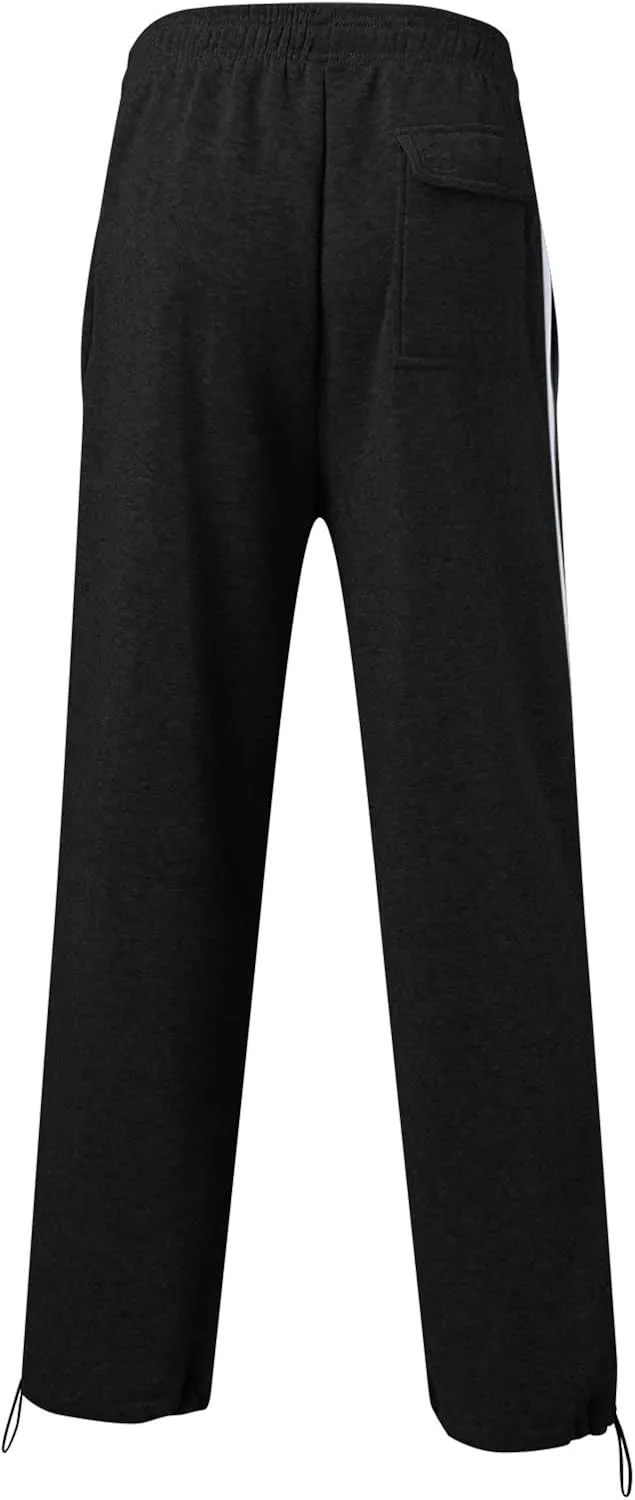 Mens Sweatpants with Pockets Big and Tall Fit Business Casual Dress Pants for Men 2023 Cargo Pants for Men Solid Casual