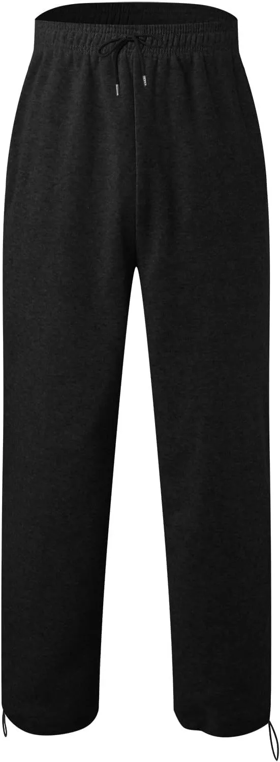 Mens Sweatpants with Pockets Big and Tall Fit Business Casual Dress Pants for Men 2023 Cargo Pants for Men Solid Casual
