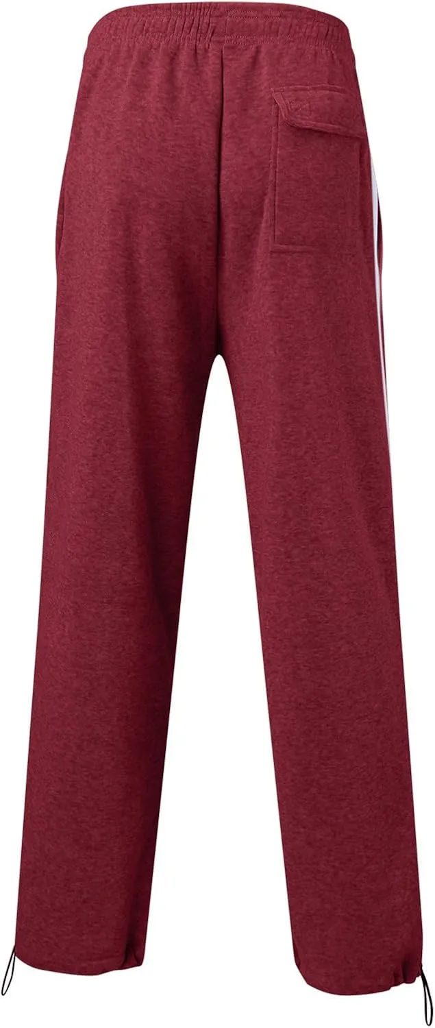 Mens Sweatpants with Pockets Big and Tall Fit Business Casual Dress Pants for Men 2023 Cargo Pants for Men Solid Casual