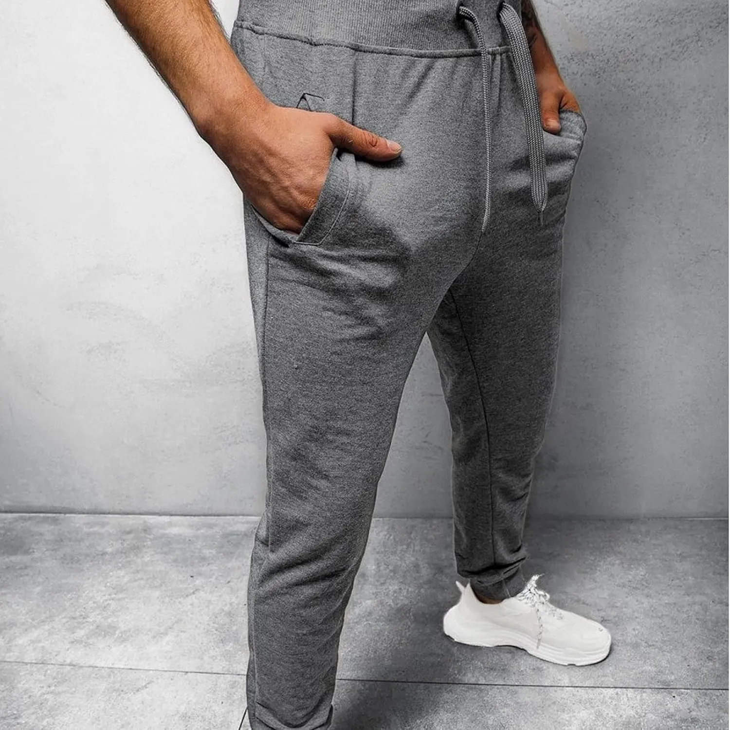 Mens Sweatpants with Pockets Big and Tall Straight Leg Cargo Trousers Relax Fit Workout Track Pant Mens Hiking Pants