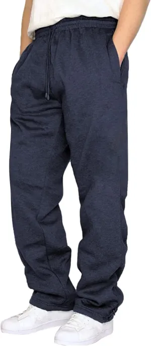 Men's Trendy Cargo Sweatpants Stretch Elastic Waist Athletic Workout Jogger Pants Drawstring Sport Trousers