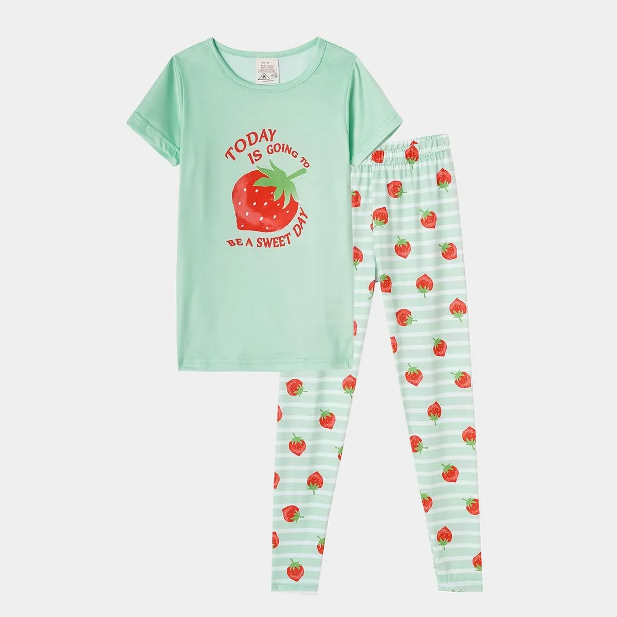 MyFav Children Girl Pajamas Set Soft Comfy Sleepwear Pajamas Size 4 to 14 Years