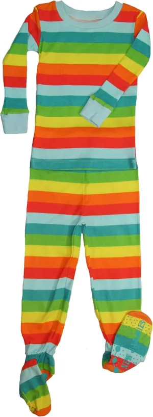Organic Cotton Footed 2 Piece Pajamas