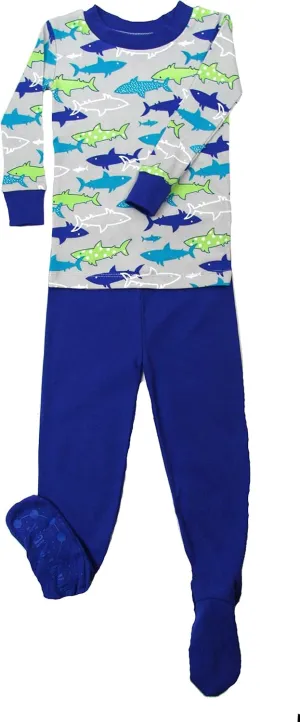 Organic Cotton Footed 2 Piece Pajamas