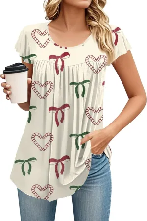 Plus Size Sports Short Sleeve Tops Women Pop Summer Round Neck T Shirts for Ladies Print Comfort Looses T