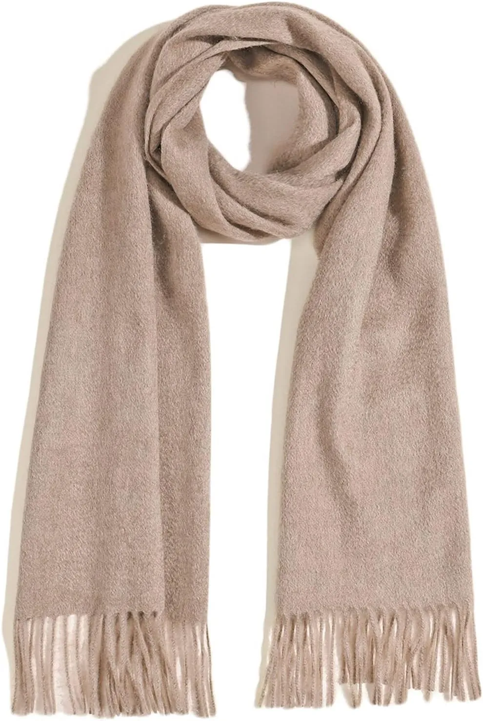 Pure Cashmere Scarf for Men Women Warm Winter Scarves, Fringed Edges Scarf, Multi-Color Gift …