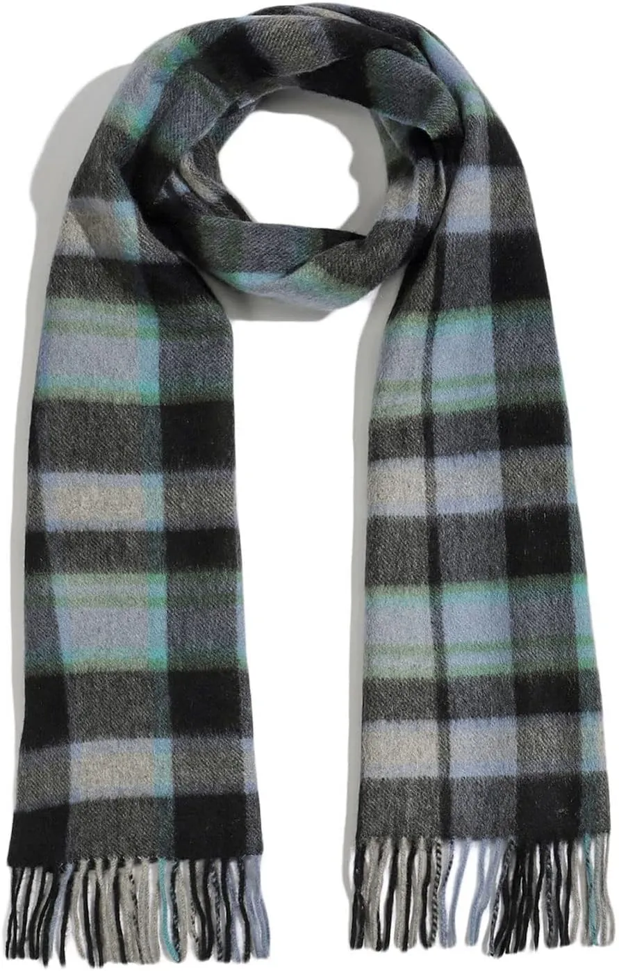 Pure Cashmere Scarf for Men Women Warm Winter Scarves, Fringed Edges Scarf, Multi-Color Gift …