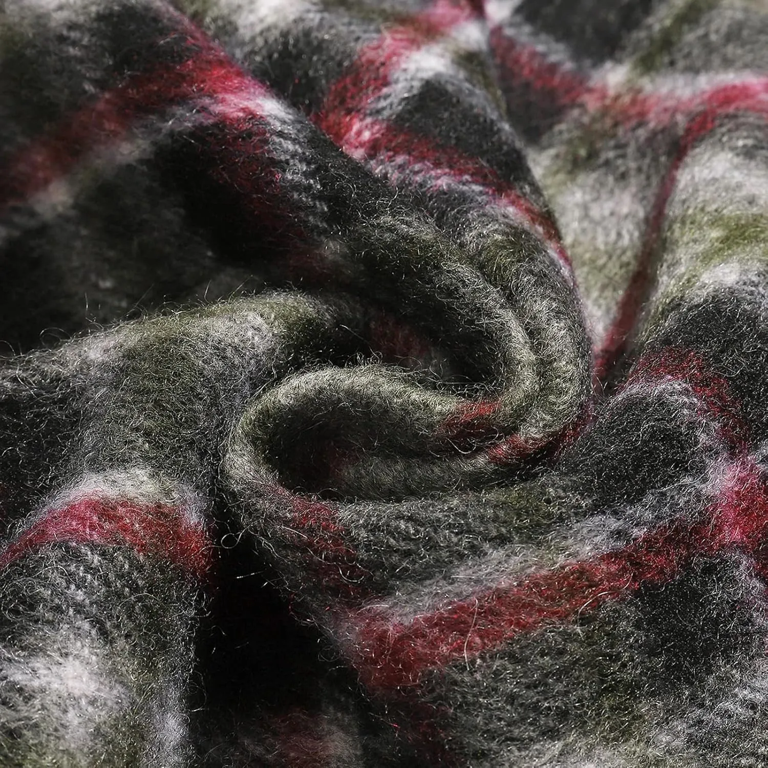 Pure Cashmere Scarf for Men Women Warm Winter Scarves, Fringed Edges Scarf, Multi-Color Gift …