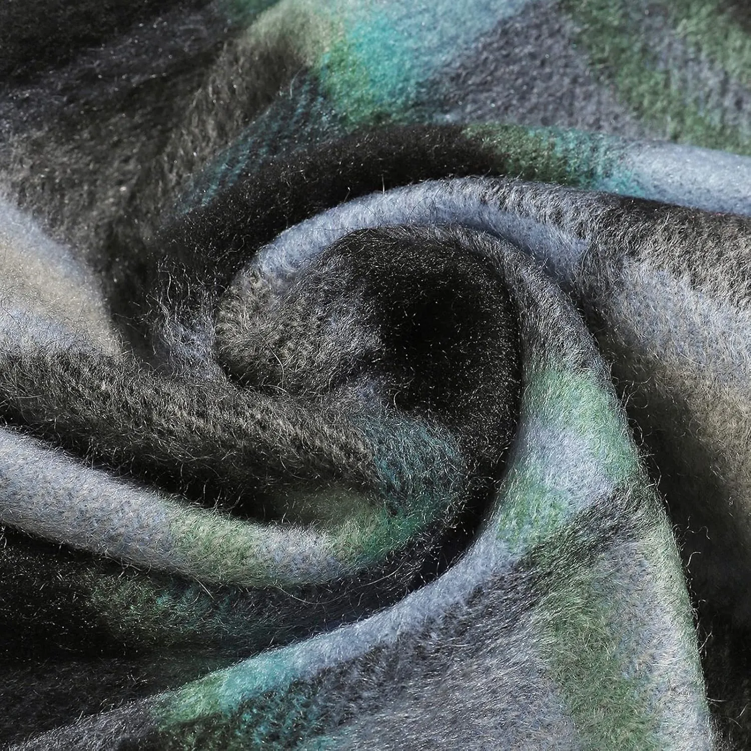 Pure Cashmere Scarf for Men Women Warm Winter Scarves, Fringed Edges Scarf, Multi-Color Gift …