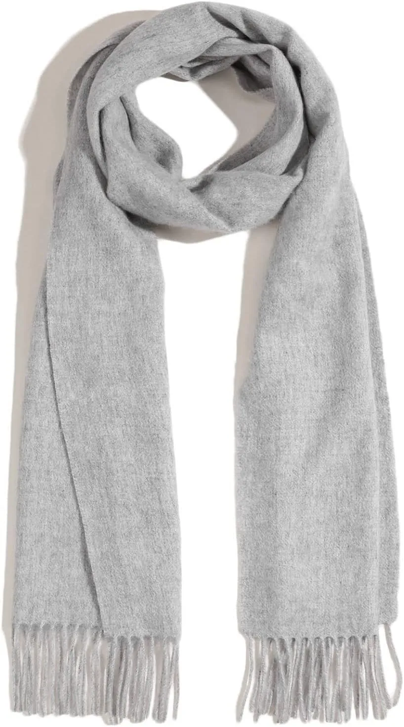 Pure Cashmere Scarf for Men Women Warm Winter Scarves, Fringed Edges Scarf, Multi-Color Gift …