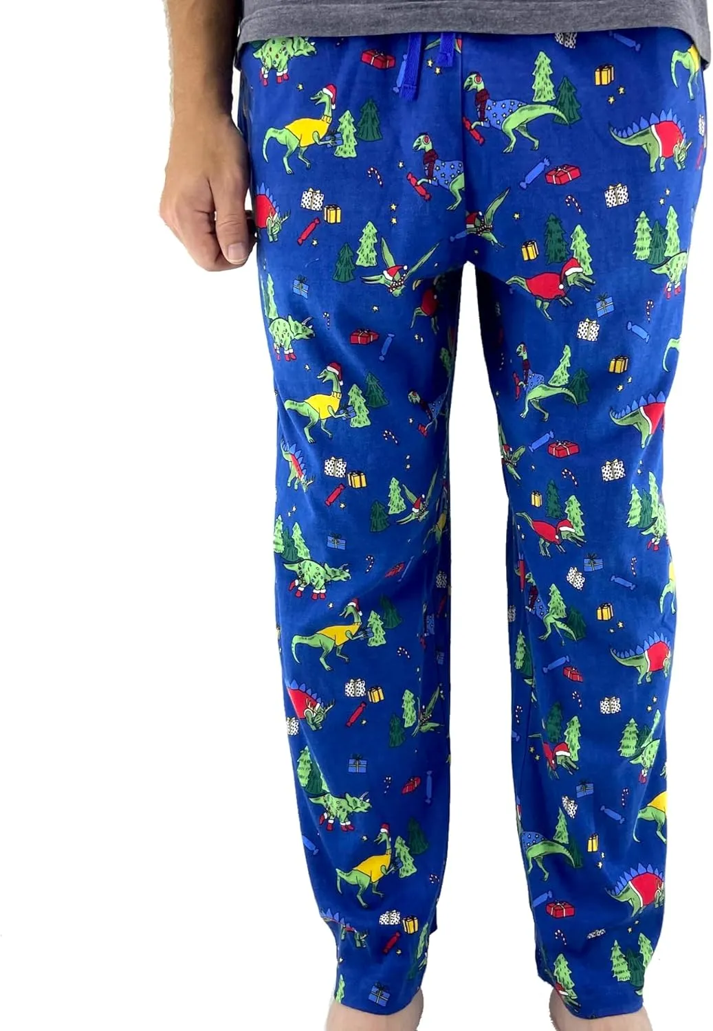 ROCK ATOLL Men's Colorful Patterned Soft Jersey Knit Pajama Lounge Pant Bottoms