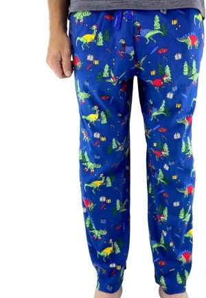 ROCK ATOLL Men's Colorful Patterned Soft Jersey Knit Pajama Lounge Pant Bottoms