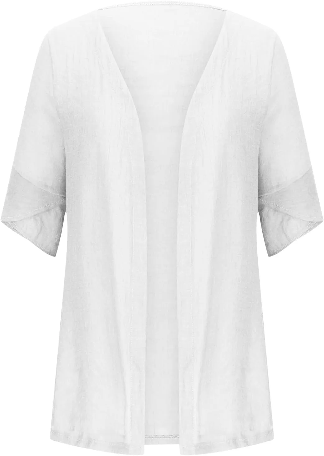 Summer Cardigans for Women Lightweight Open Front Cardigan Short Sleeve Cardigan Kimono Cardigans for Solid Color