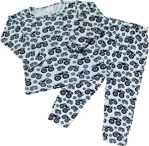 Toddler Pajamas Soft Baby Pajamas 2 Piece Sleepwear Set Toddler PJs, Viscose from bamboo (2t-5t)