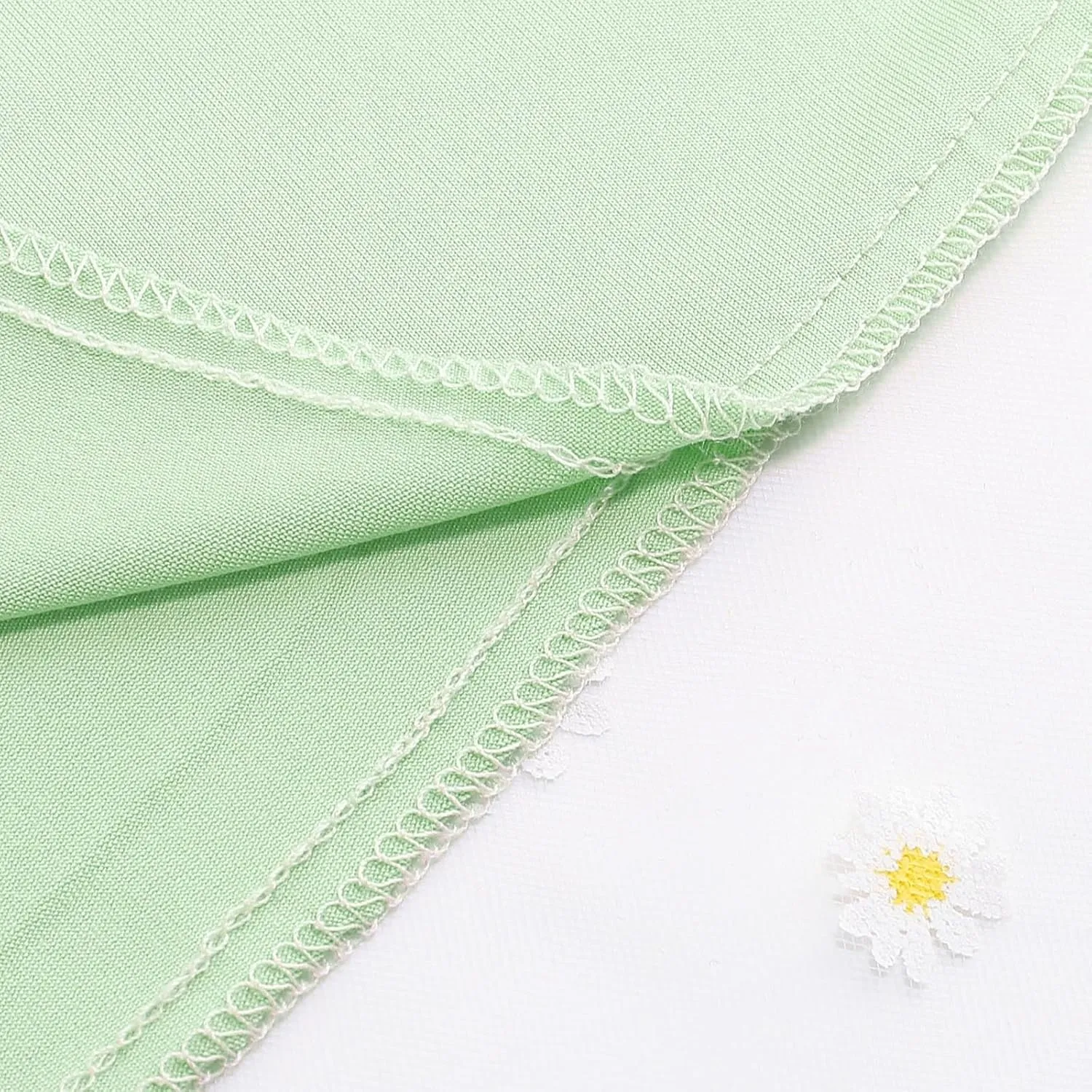 Women Daisy Embroidered Tulle Skirts Floral Mesh Casual Elastic High Waist Long Skirts Flower Swing A Line Skirt