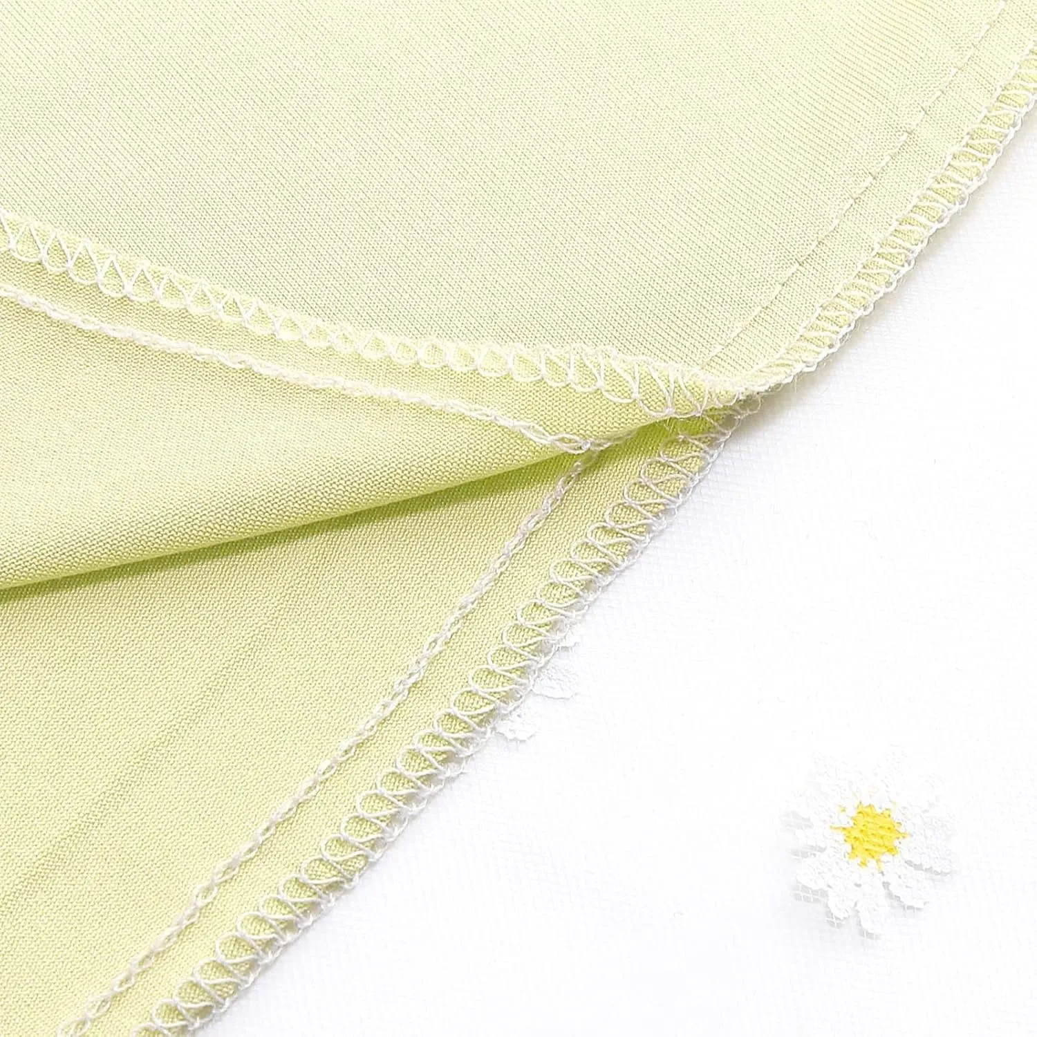 Women Daisy Embroidered Tulle Skirts Floral Mesh Casual Elastic High Waist Long Skirts Flower Swing A Line Skirt