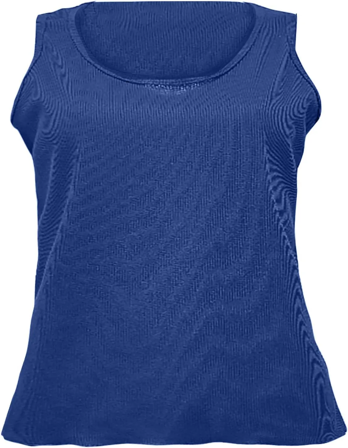 Women Ribbed Summer Tank Tops U-Neck Sleeveless Fitted Basic Cami Tee Shirts Ladies Travel Vacation Outfits