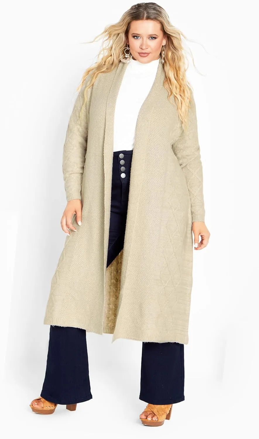 Women's Cardigan-Paris Longline