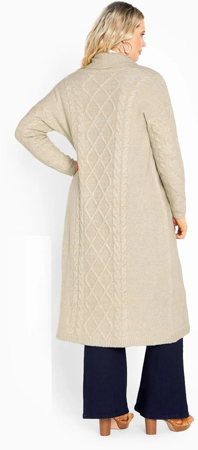 Women's Cardigan-Paris Longline