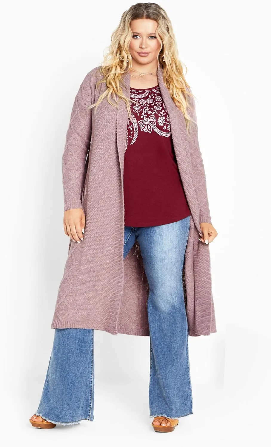 Women's Cardigan-Paris Longline